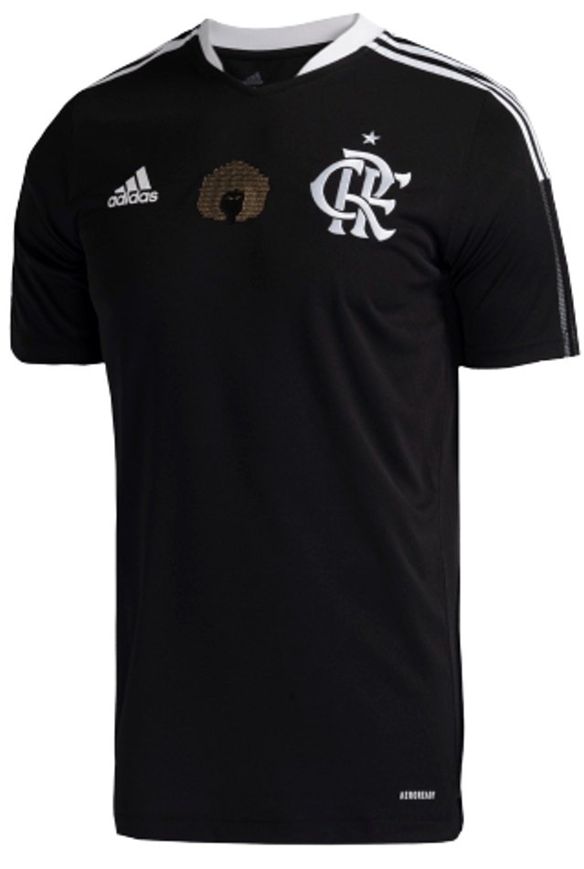 Camisa Flamengo 2021 2022 Adidas oficial "Excelência Negra"